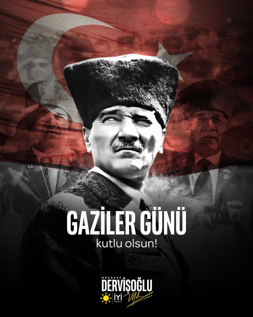 Başta Cumhuriyetimizin banisi Gazi Mustafa Kemal Atatürk olmak üzere; vatan, bayrak ve millet uğruna fedakârca mücadele eden kahraman gazilerimizin #GazilerGünü’nü kutluyorum.

Selam olsun vatan uğruna bedel ödeyenlere!
Selam olsun o bedelin kıymetini bilenlere!