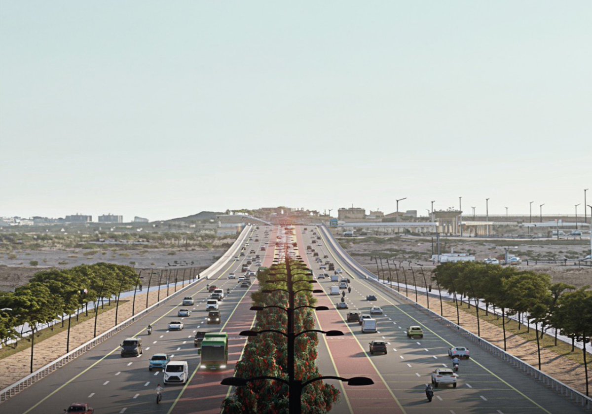 مدينة #القدية .. بدأت ملامح المدينة تظهر 🎢

مشروع امتداد طريق الطائف بطول 16 كلم.. الذي يربط الرياض بالقدية.. شركة المقاولات تعمل بجهد و سرعة عالية.

9 أكتوبر القادم, سينطلق في القدية سباق #ExtremeH أول سباق لسيارات الهيدروجين في العالم.