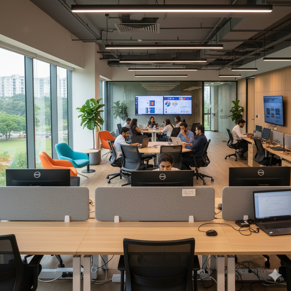 in_simplease's tweet image. India’s flex office market is booming 🚀
From 79.7 mn sq ft in 2025 → to cross 100 mn by 2026, making India APAC’s largest hub.
Bengaluru leads with 21.1 mn sq ft.
#RealEstate #FlexWorkspaces