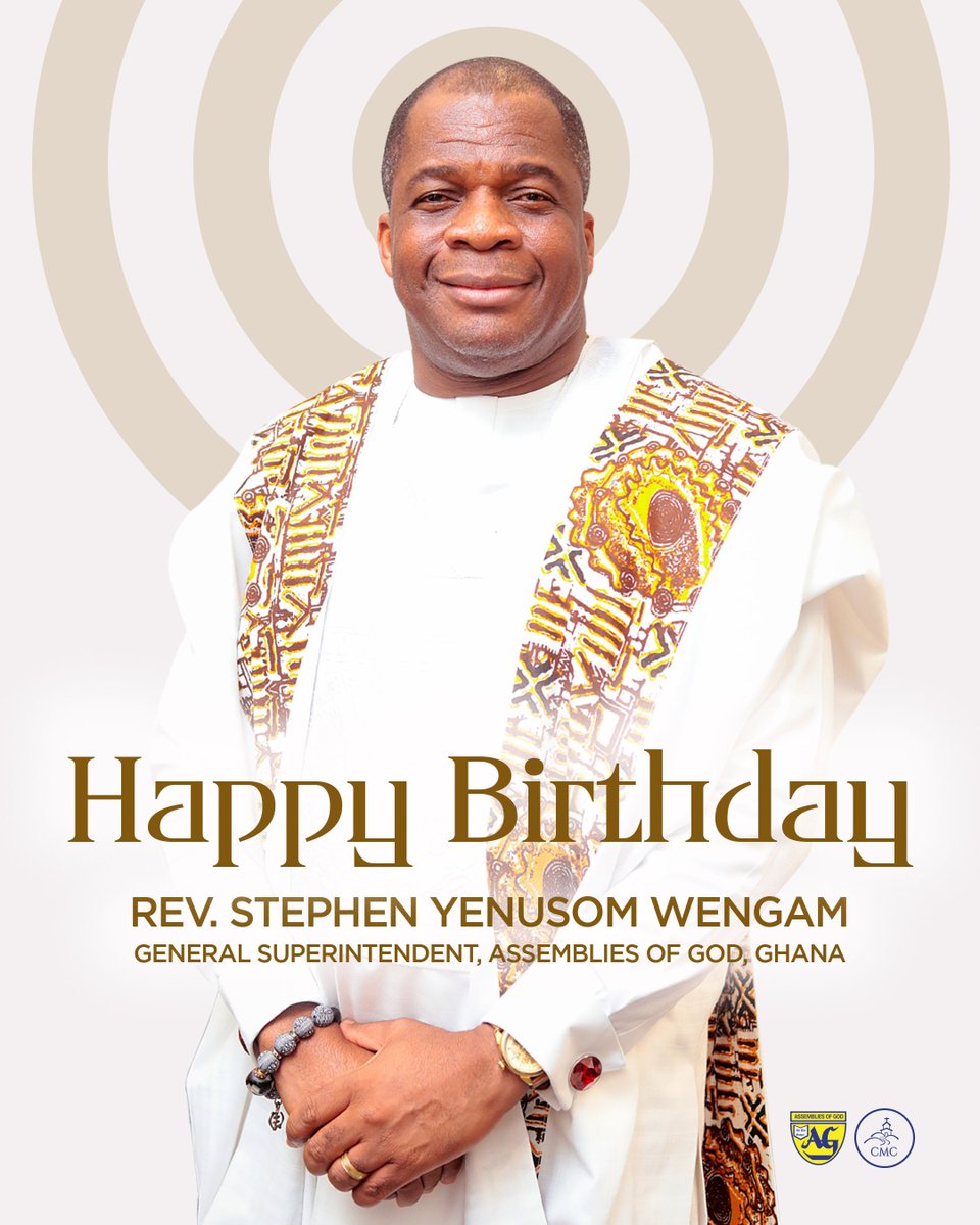 _agghana's tweet photo. Today, we celebrate a father,
A pastor of pastors,
A shepherd after God’s own heart,
A man of excellence,
A general in the Lord’s army.

Happy Birthday, Rev. Stephen Yenusom Wengam. 

#TheWengamEffect | #PrayWithoutCeasing | #AssembliesOfGodGhana https://t.co/alm9T3s5aM
