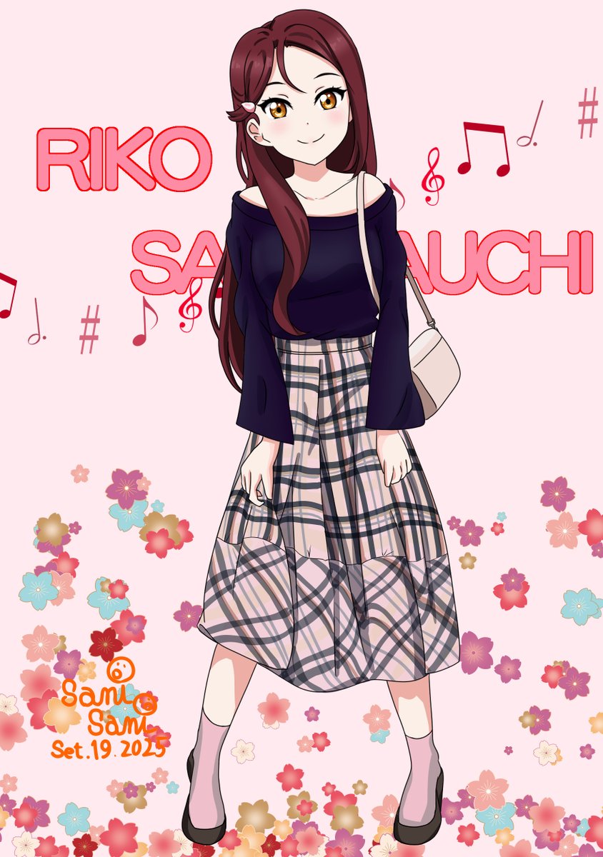 りこちゃん🌸お誕生日おめでとう🌸

#桜内梨子生誕祭2025
#ラブライブサンシャイン 
#Aqours 