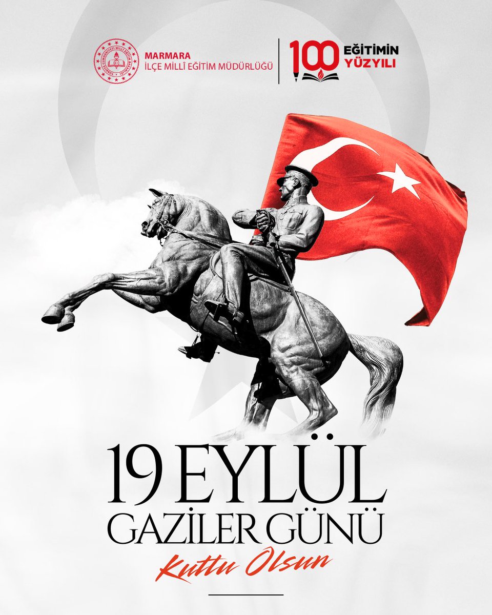 Vatanımızın bağımsızlığı ve milletimizin huzuru için canlarını ortaya koyan tüm gazilerimize minnet ve şükranlarımızı sunuyoruz. 19 Eylül Gaziler Günü kutlu olsun. 🇹🇷

Mert Salim DOĞAN
İlçe Milli Eğitim Müdürü

<a href="/balikesirmem/">Balıkesir İl Millî Eğitim Müdürlüğü</a>  <a href="/tcmeb/">Millî Eğitim Bakanlığı</a>