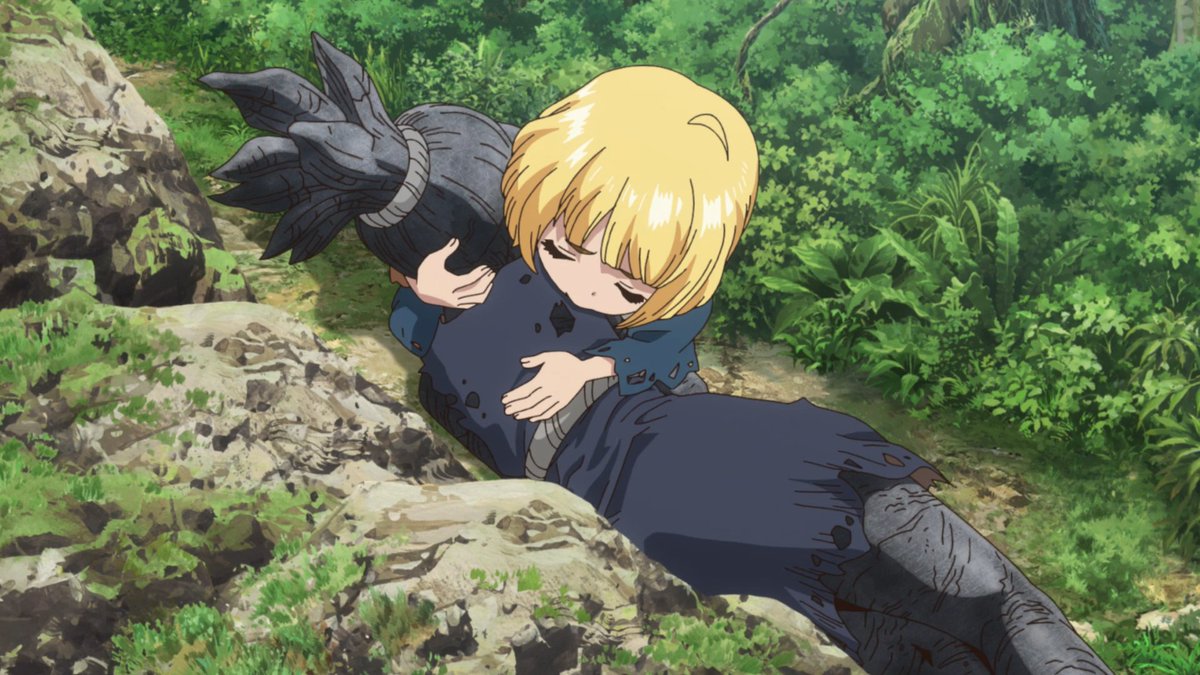 OmarTP16's tweet photo. One of the best Dr. Stone episodes ever. It had everything from start to finish. Suika was amazing as always. Simply another week reminding us why this anime is a masterpiece #ドクターストーン #DrSTONE https://t.co/G4a54TQmei