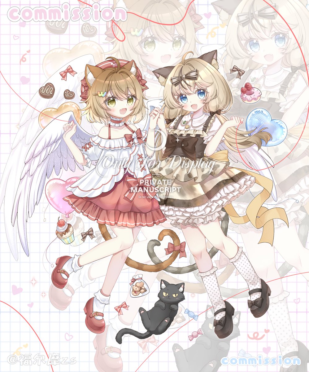 sofiazs233's tweet image. neko！！！#neko #commission #illustration #cute