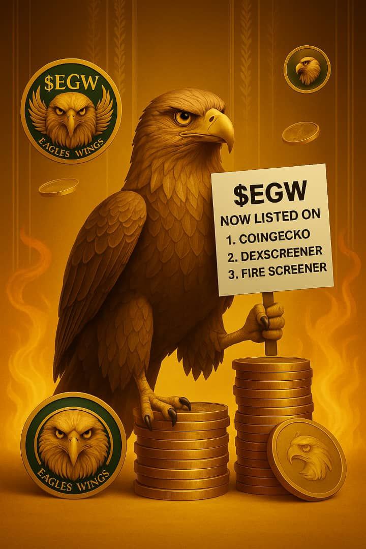 ebus_nwokeoma's tweet photo. To God be the Glory, great things he has done!

I speak life and light over you $EGW oh great Eagle! Rise! Shine! Soar!
Every limit is lifted and your speed is enhanced by the force of the spirit!
Amen!
WE RISE FROM HERE!
#EGW #WKC #KingdomWealth https://t.co/PXmbvhU5xU