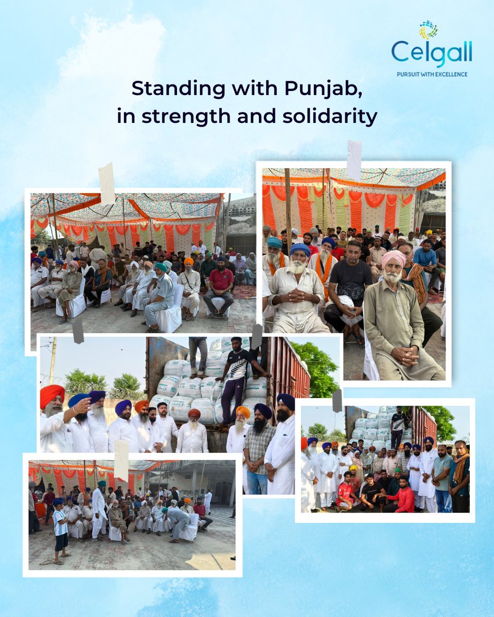Ceigall_India's tweet image. When floods tested Punjab’s resilience, humanity shone brighter. At Ceigall India, we stand with the people of Punjab, extending relief and support to affected families—because true progress means caring for communities.

#TogetherForPunjab #CeigallCares #StrongerTogether