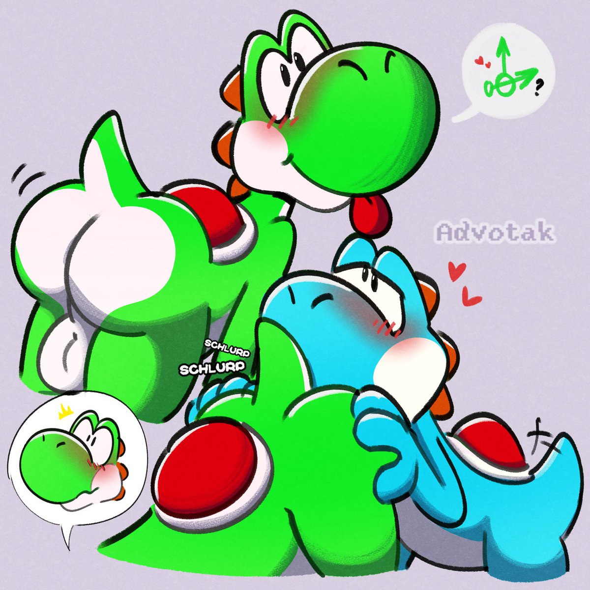 Advotak_'s tweet photo. yoshi is either one or two things https://t.co/yIXKJUfV0V