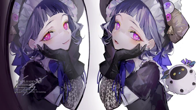 ヤミカワイイコミッションイラストです
