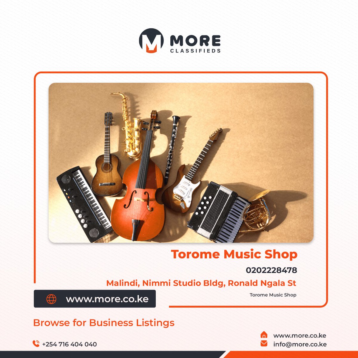 moreclassified's tweet image. 👉 Sign up today and let’s grow together!
#MoreClassifieds #AdvertiseSmart

📷 One click away: more.co.ke
#BeSeenOnMore #DigitalBusiness #MoreGrowth