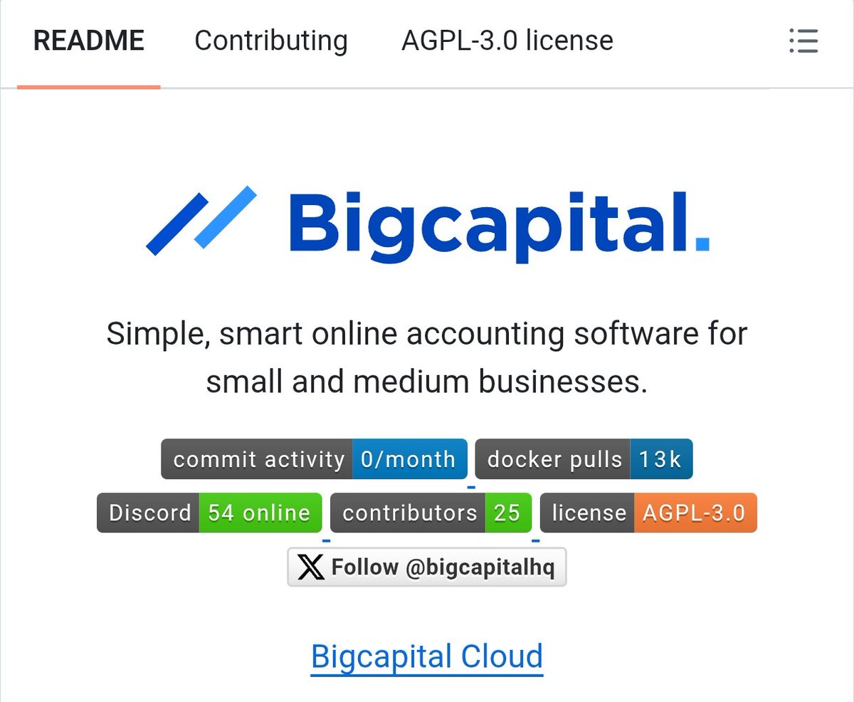 GithubProjects's tweet photo. Own your accounting stack, Open source, cloud-ready https://t.co/Og5YnGPn6O