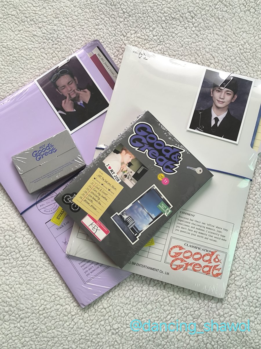 dancing_shawol's tweet photo. ✨ LFB/WTS (PH only) ✨
[SEALED] Key - Good &amp; Great
💽 ID Card ver.
💽 Cover Letter ver. (both colors)
💽 Work Report ver.

💎 Price: ₱850 each

RTs &amp; shares appreciated 💚
REPLY/DM to claim!

#KeySalePH #ShawolPH #KEY #키 #HUNTER #KEY_HUNTER #SHINee #샤이니 https://t.co/QPkzmAJidH