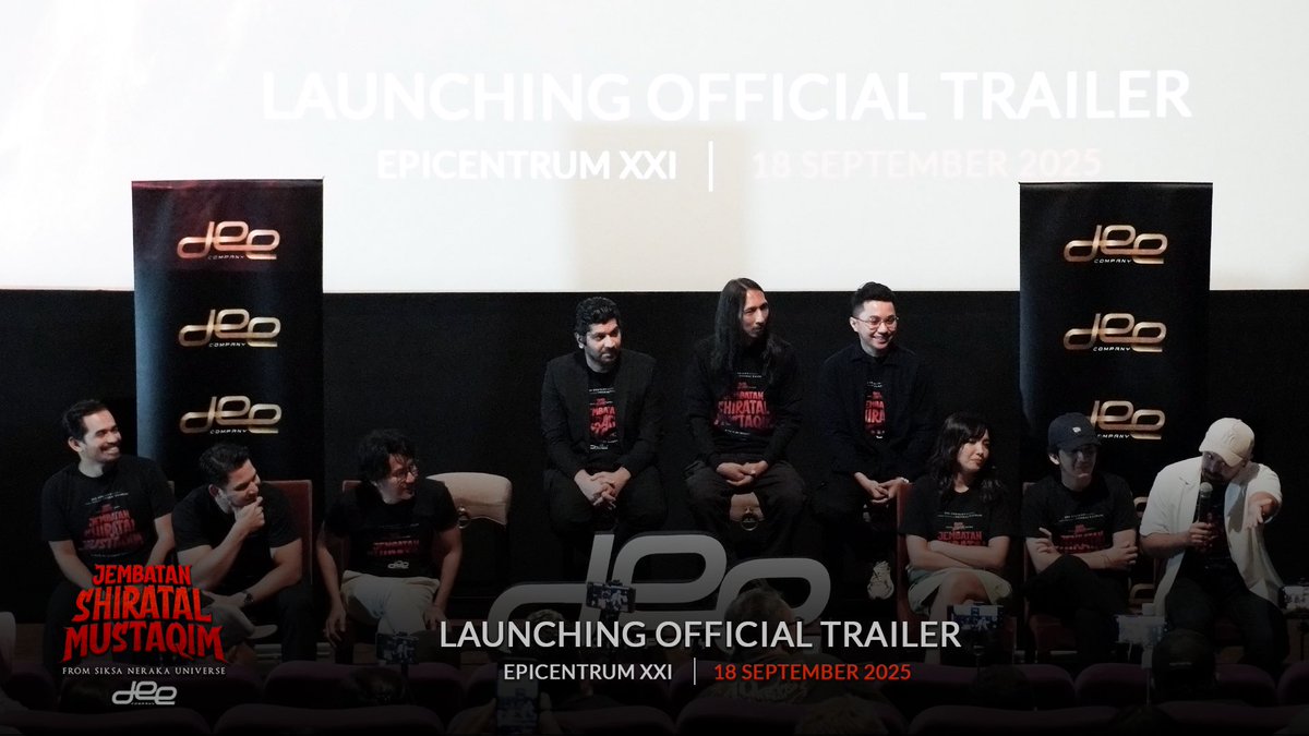 Tak ada yang lebih mendebarkan daripada melihat langsung mantan koruptor hadir di launching trailer film tentang… koruptor di akhirat. Apakah ini kebetulan? atau peringatan bagi kita semua?

Saksikan 9 Oktober 2025 di bioskop!

#DeeCompany
#JembatanShiratalMustaqim