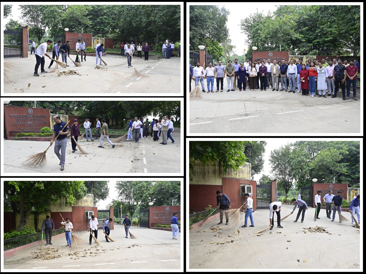 CSIR_HRDC's tweet image. CSIR-HRDC participating in #SwachhataHiSeva2025 and contribute in Shramdaan activity near Campus premises and #EkPedMaaKeNaam and planted trees in the campus for green & sustainable future.
@CSIR_IND @DrNKalaiselvi @TikamSRana1