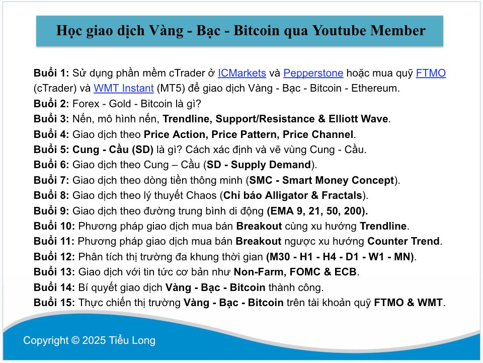 DraveFX's tweet photo. CHIẾN THUẬT GIAO DỊCH VÀNG - BẠC - BTC - ETH  Supply Demand with Price Action, Price Pattern, Price Channel, Elliott Wave, SMC & Chaos Theory Strategy  Chiến thuật giao dịch dựa trên “Mất Cân Bằng Cung Cầu” kết hợp với “Hành Động Giá, Mô Hình Giá, Kênh Giá, Sóng Elliott, Dòng tiền thông minh & Lý thuyết Chaos”

Slide 90 trang tóm tắt chiến thuật mình đang sử dụng nhé: https://t.co/WoTLw7rgfp