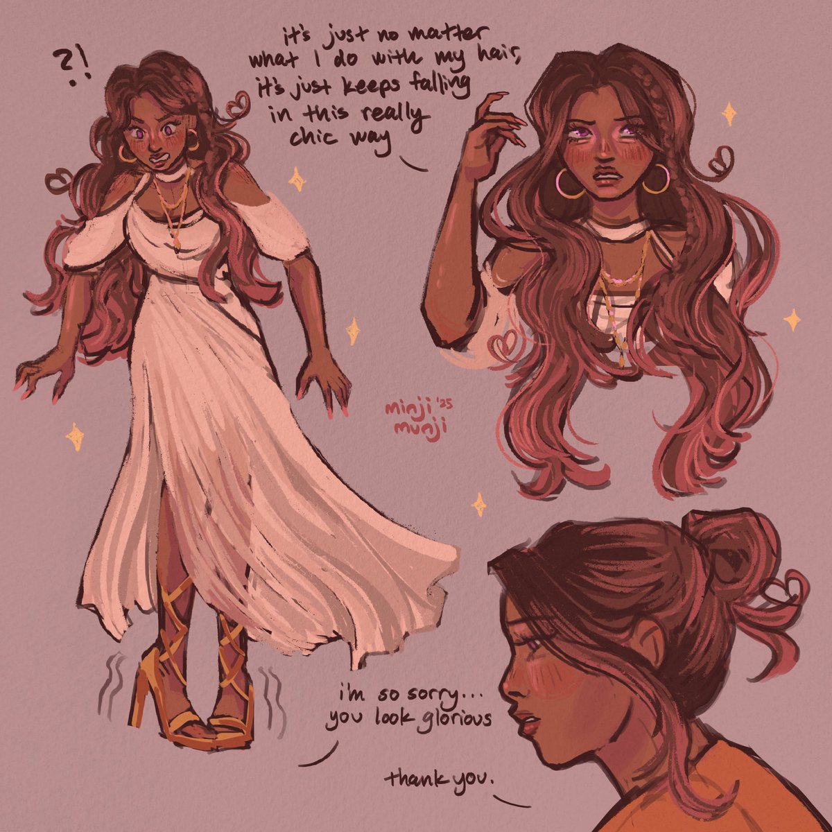 minji_munji's tweet image. When Piper got the blessing of Aphrodite ✨ lmk if u get the reference #pipermclean