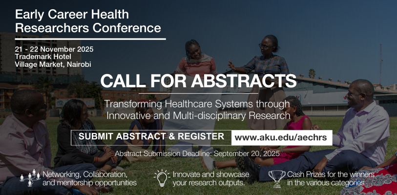 AKUMCEA's tweet photo. ⏰Deadline closes tomorrow! Don’t miss the 2025 Conference bringing together early-career researchers &amp; global experts to explore innovative solutions shaping the future of healthcare. Submit your abstract &amp; register online here: https://t.co/h2x6KozPRH https://t.co/g3ZIB6TbmK