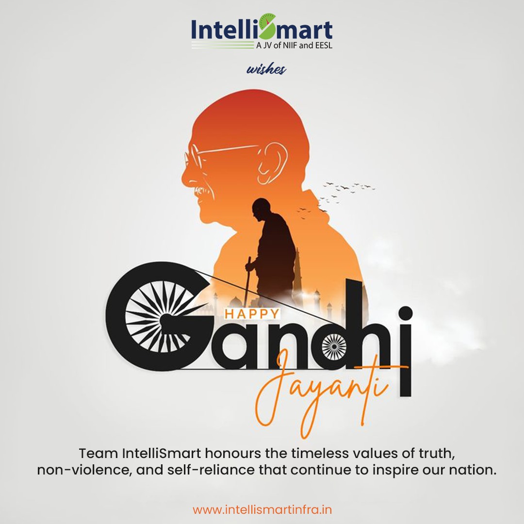 Intelli_Smart's tweet image. @Intelli_Smart wishes everyone a very happy Gandhi Jayanti! May Gandhiji's teachings continue to inspire us towards a just and inclusive society.
#Gandhijayanti #MahatmaGandhi #Gandhiji