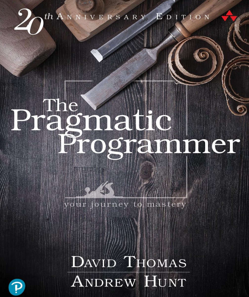 Riazi_Cafe_en's tweet image. The Pragmatic Programmer: Your Journey to Mastery
by Andrew Hunt &amp;amp; David Thomas

A classic guide full of timeless advice on software development practices.

PDF: cdn.ttgtmedia.com/rms/pdf/pragma…