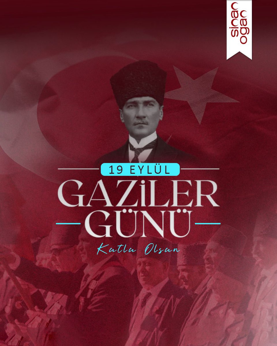 19 Eylül Gaziler Günü’nde, vatan uğruna canını ortaya koyan kahraman gazilerimizi minnet ve şükranla anıyoruz. Sizlerin fedakârlığı, milletimizin onurudur. 🇹🇷