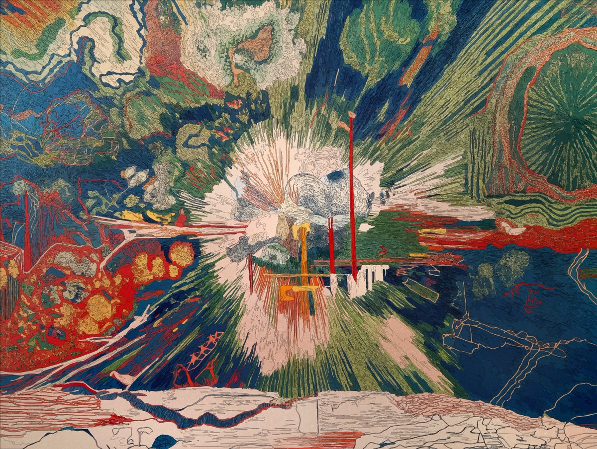 Eko3316's tweet photo. GM if you love computer generative art! https://t.co/kaHTP3VlEc