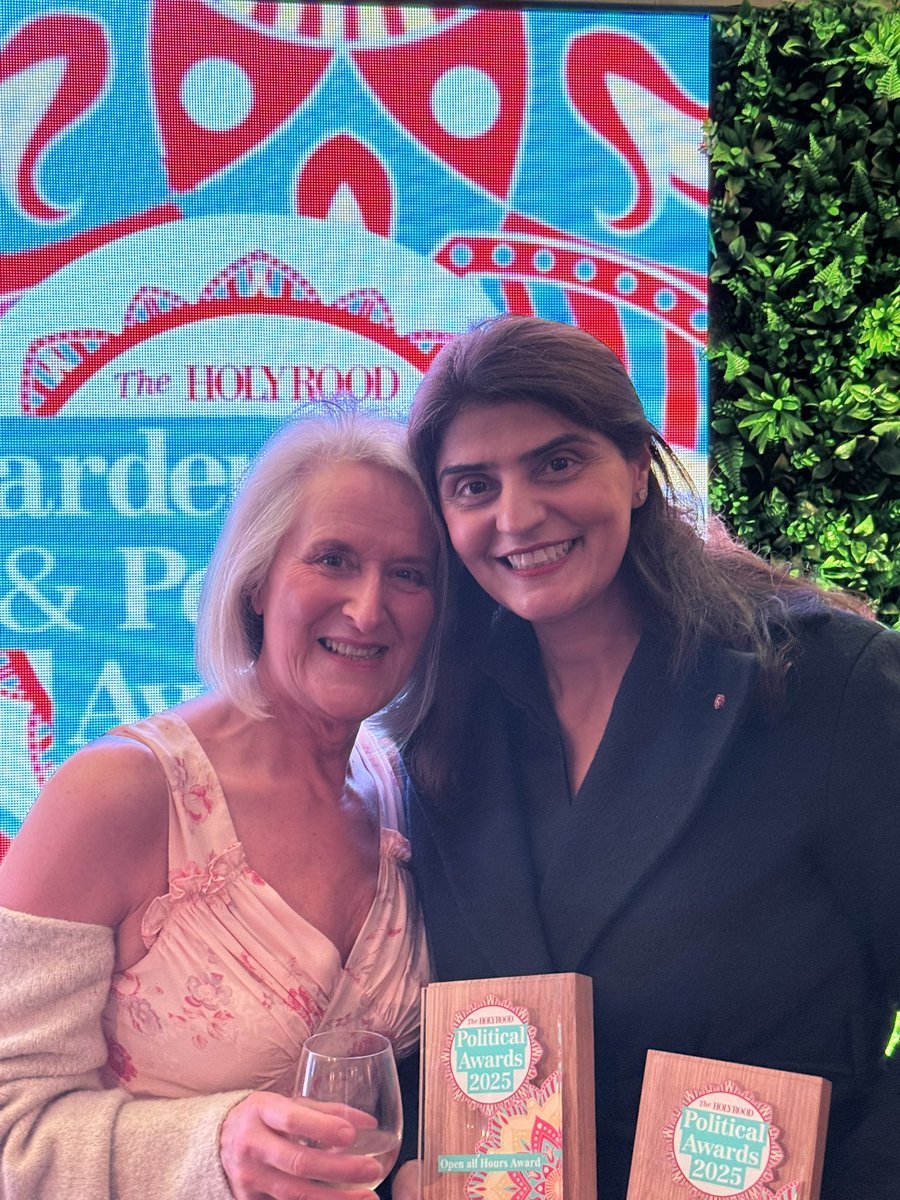 What an absolute honour winning not one but two awards last night at the famous Holyrood Garden Party &amp; Political Awards. Thank you to everybody who nominated me 🙏🏼 

I love my job and it’s great to be recognised for making a difference in both awards.

A fantastic evening as