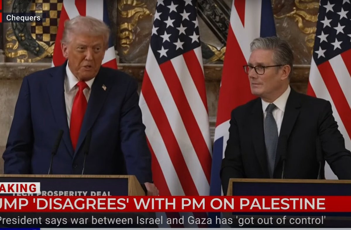 NEW: Trump is asked if he has any advice for Keir Starmer on how to deal with illegal migration

Trump 'I told Keir Starmer that I would stop it. It doesn't matter if you use the military. It destroys countries from within'

Spot on.

See more on 👇👇 
signal.group/#CjQKIM18Q2zSH…