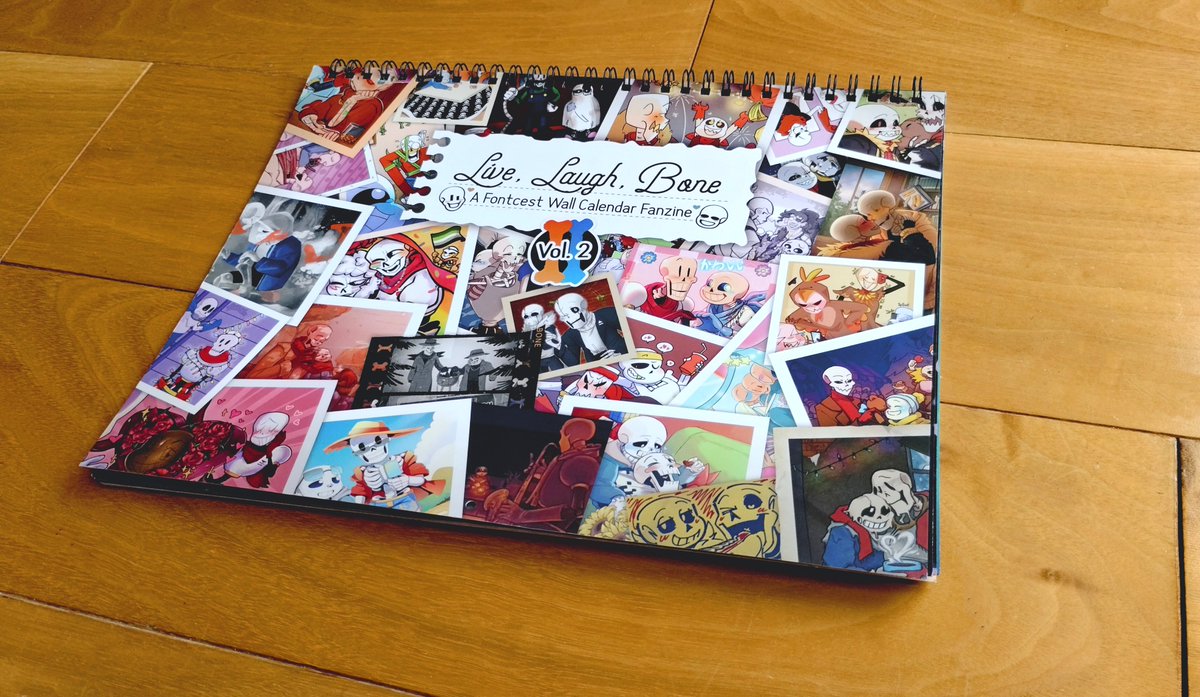 livelaughbone's tweet photo. Our full order of the calendars has arrived! We are currently QCing them 🧡💙

Here is a preview of what we've got! https://t.co/lEhEr5u1ml