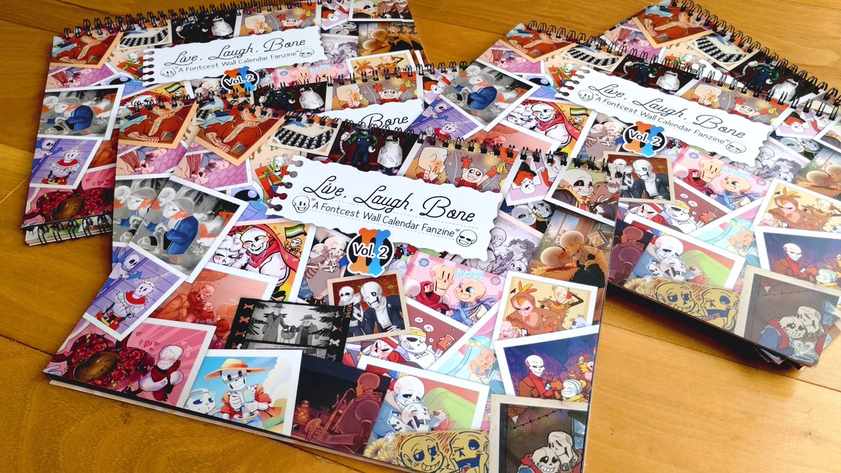 Our full order of the calendars has arrived! We are currently QCing them 🧡💙

Here is a preview of what we've got!