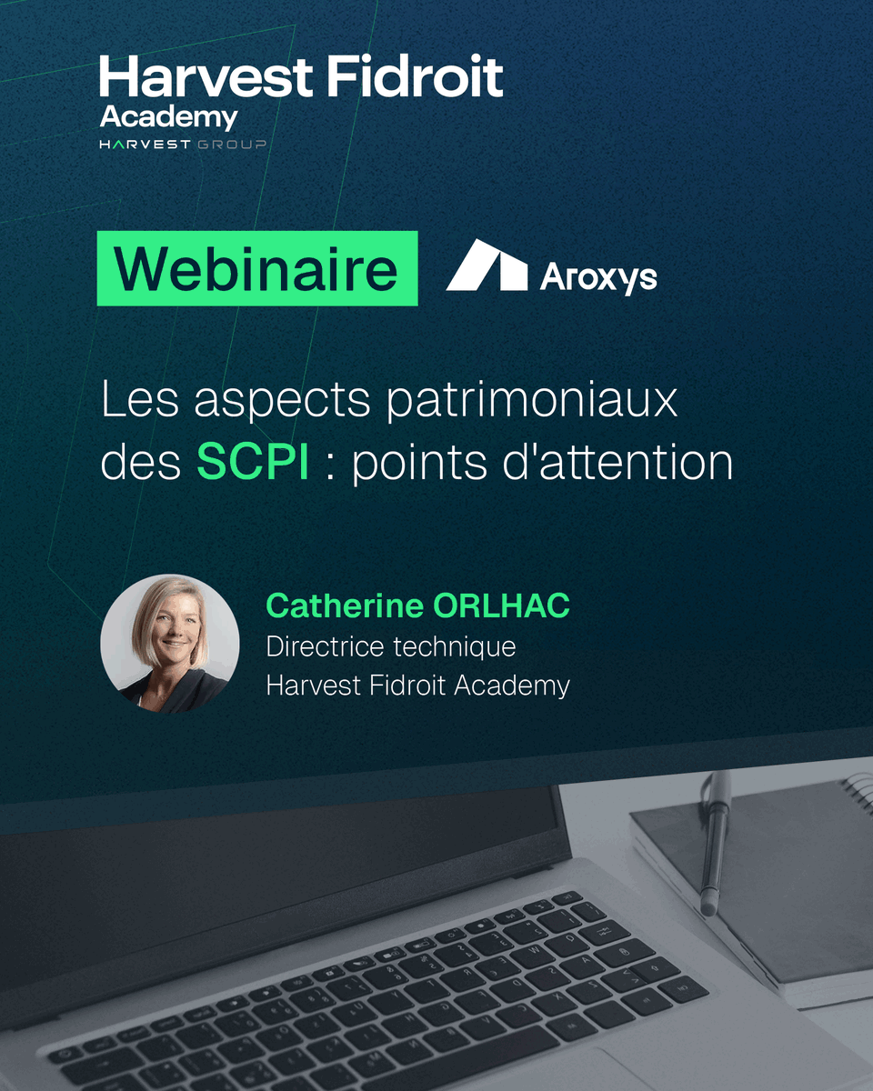 [#Formation] Les aspects patrimoniaux des SCPI : les points d’attention

Dans le cadre du webinaire organisé par AROXYS, Catherine ORLHAC a animé hier, une formation validante devant près de 150 conseillers en gestion de patrimoine et conseillers en investissements financiers.