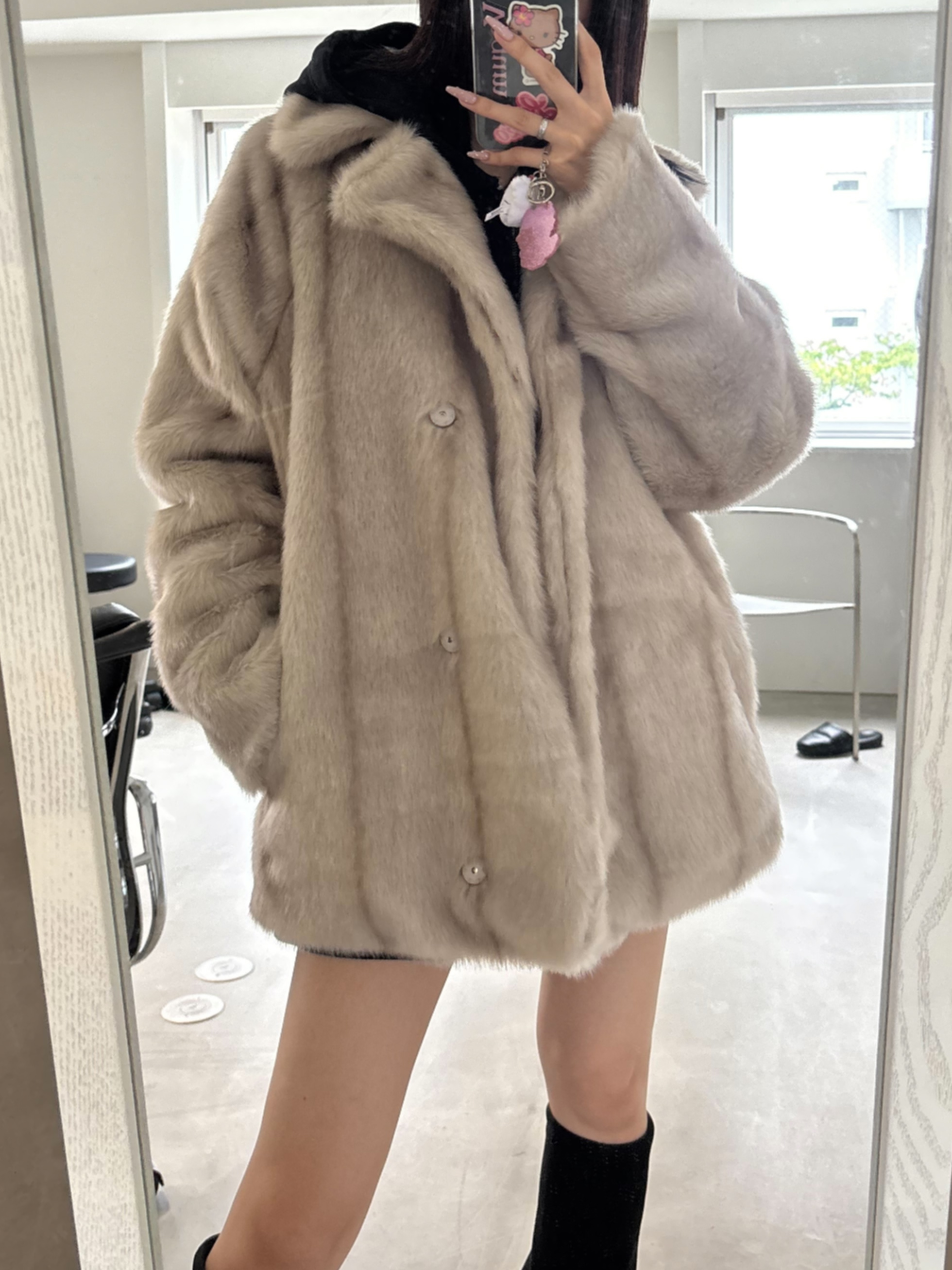 EMODA クロップドファーコート タートルネック EMODA Official on X: 