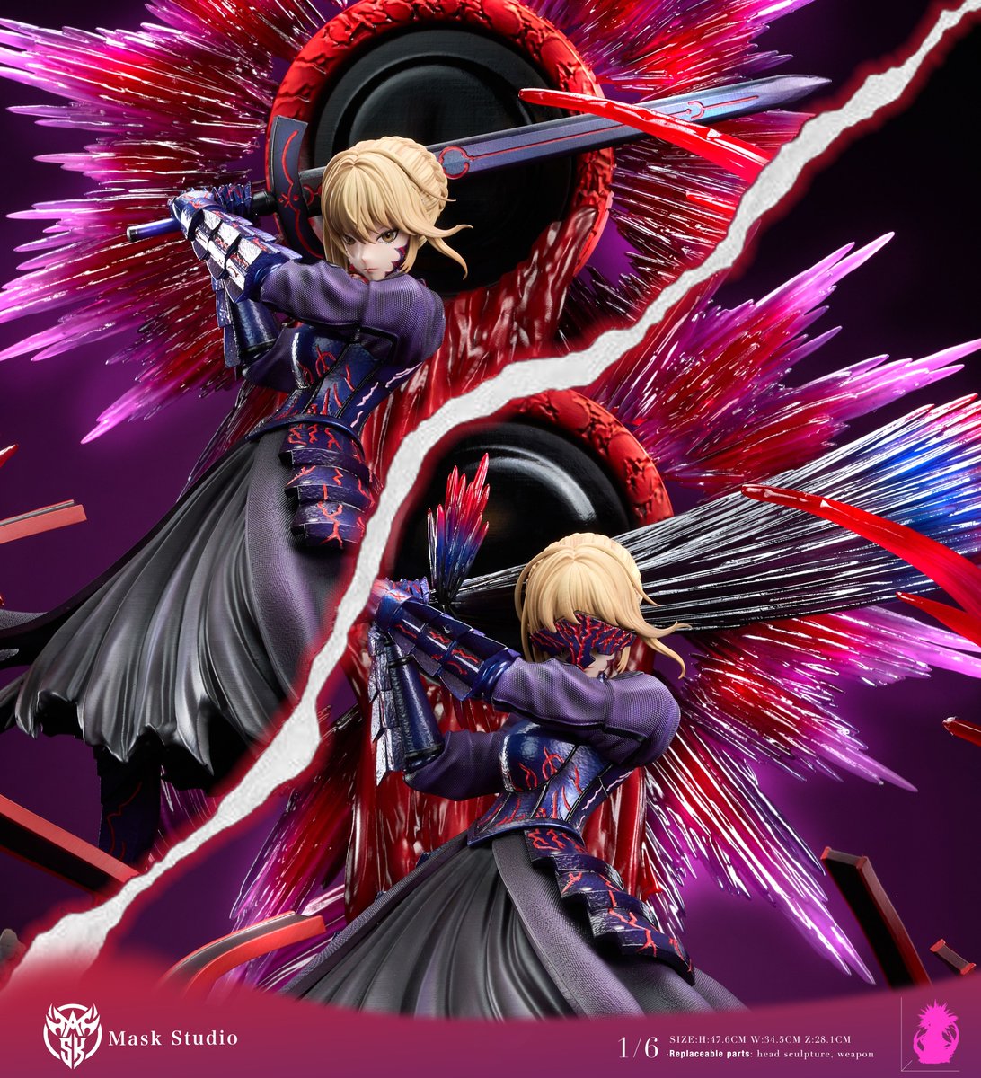 Mast Studio - Black Saber

Measurement:
(H)47.6cm X (W)34cm X (L)28.1cm

hstoys-collect.com/collections/fe…

#Saber #fate #anime #manga #game #collectibles