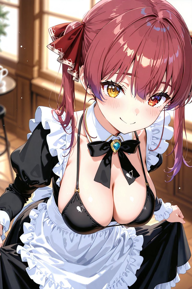 メイドマリン船長🏴‍☠️
宝鐘マリン Houshou Marine
#AIart #ホロライブ