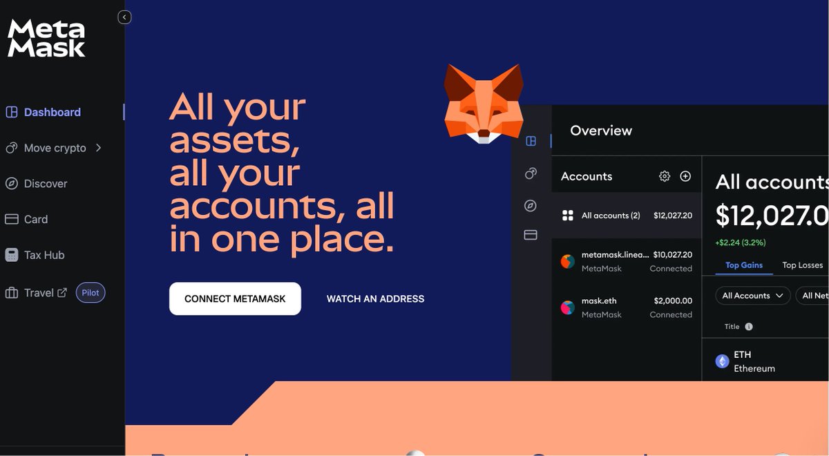 小狐狸@MetaMask 要发币了？猜测空投标准+补交互Consensys 的Joseph Lubin 确认Metamask  代币即将推出今年Base，小狐狸钱包，opensea这几个S级项目都要来了，推测一下MetaMask的空投标准👇 1.内置swap使用金额及频率