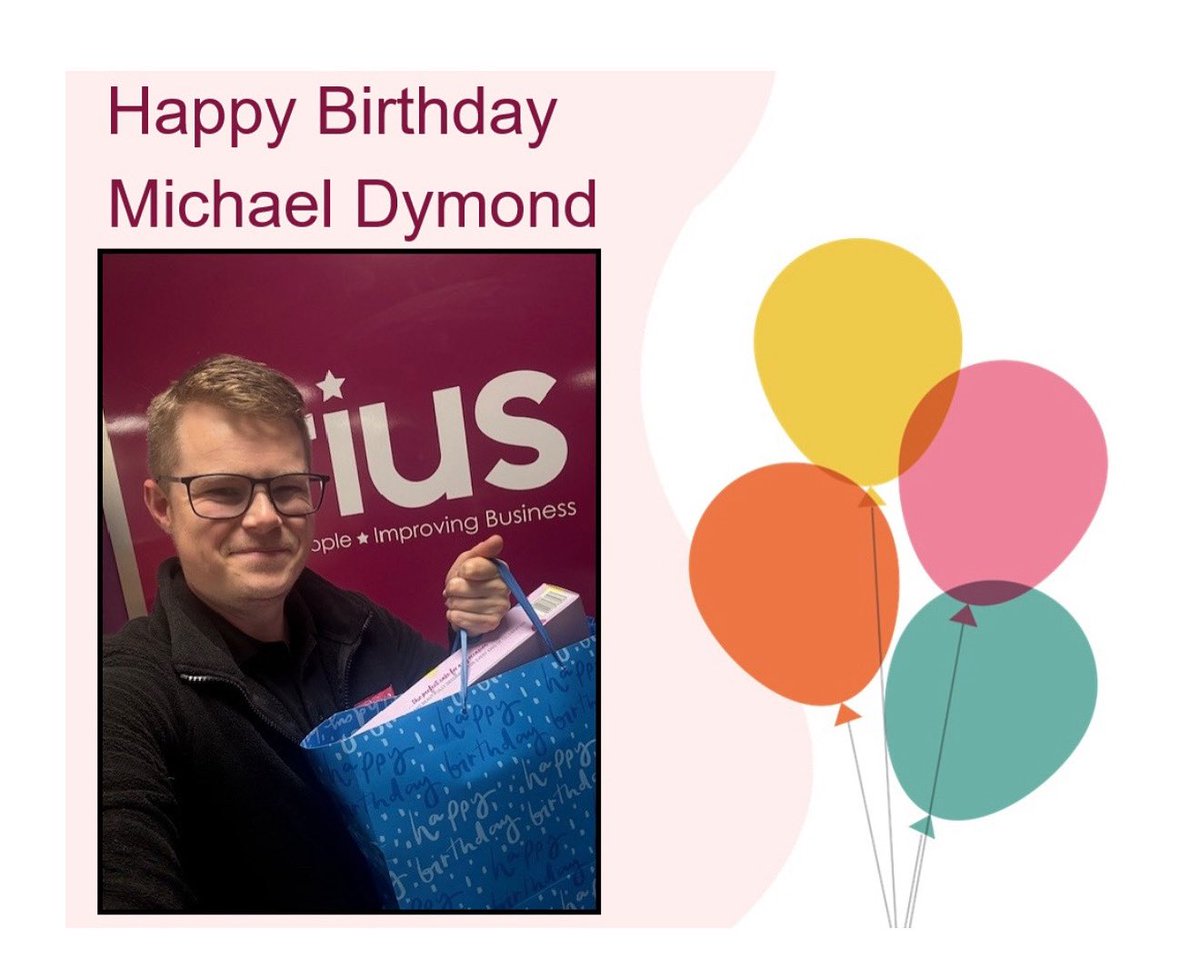 Penblwydd Hapus / Happy Birthday Michael Dymond, hope you have a great birthday from all at Sirius Skills😊
 
#penblwyddhapus