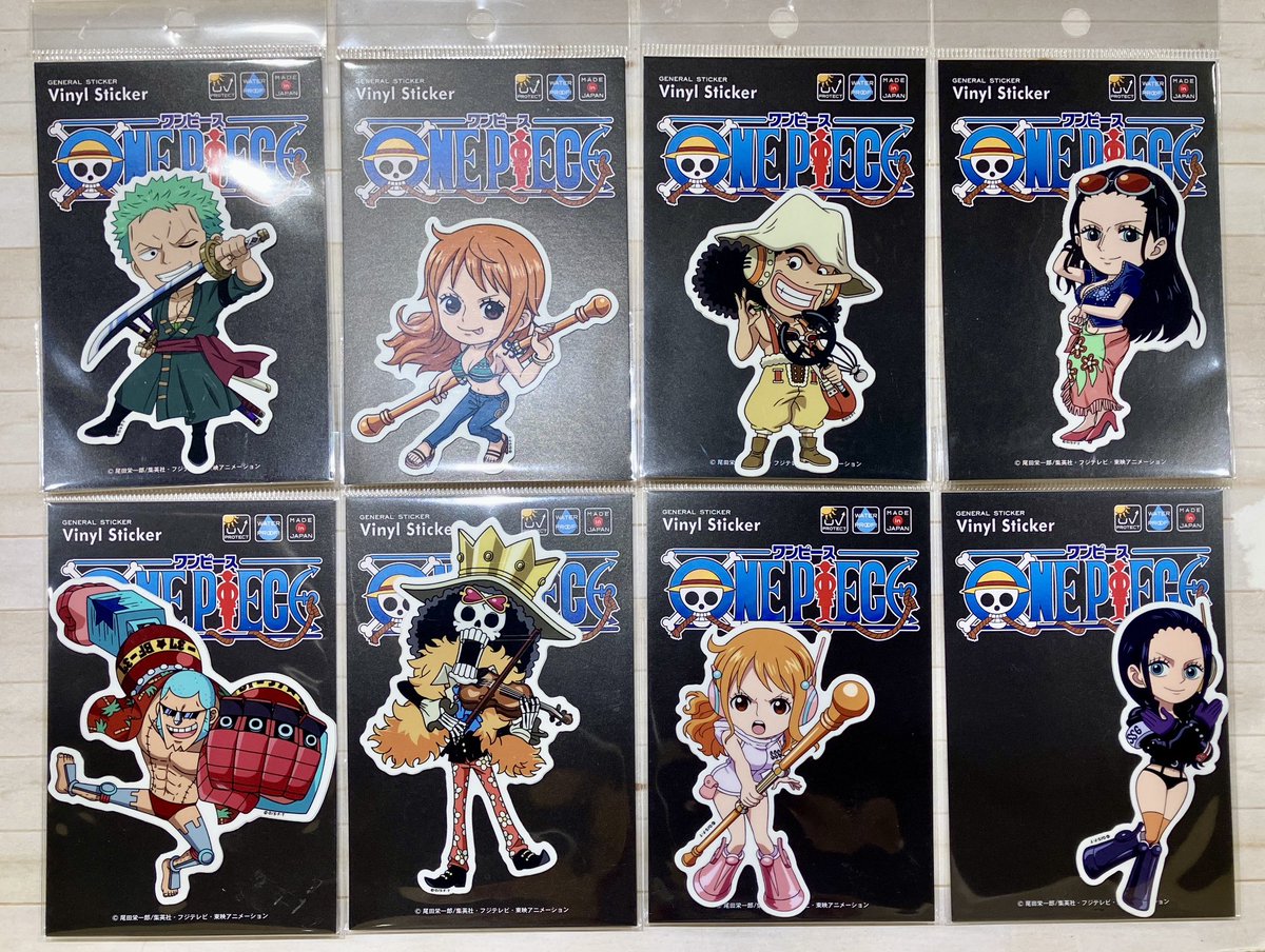 再入荷】 ワンピース SD ステッカー 各種 各330円(税込) ワンピース