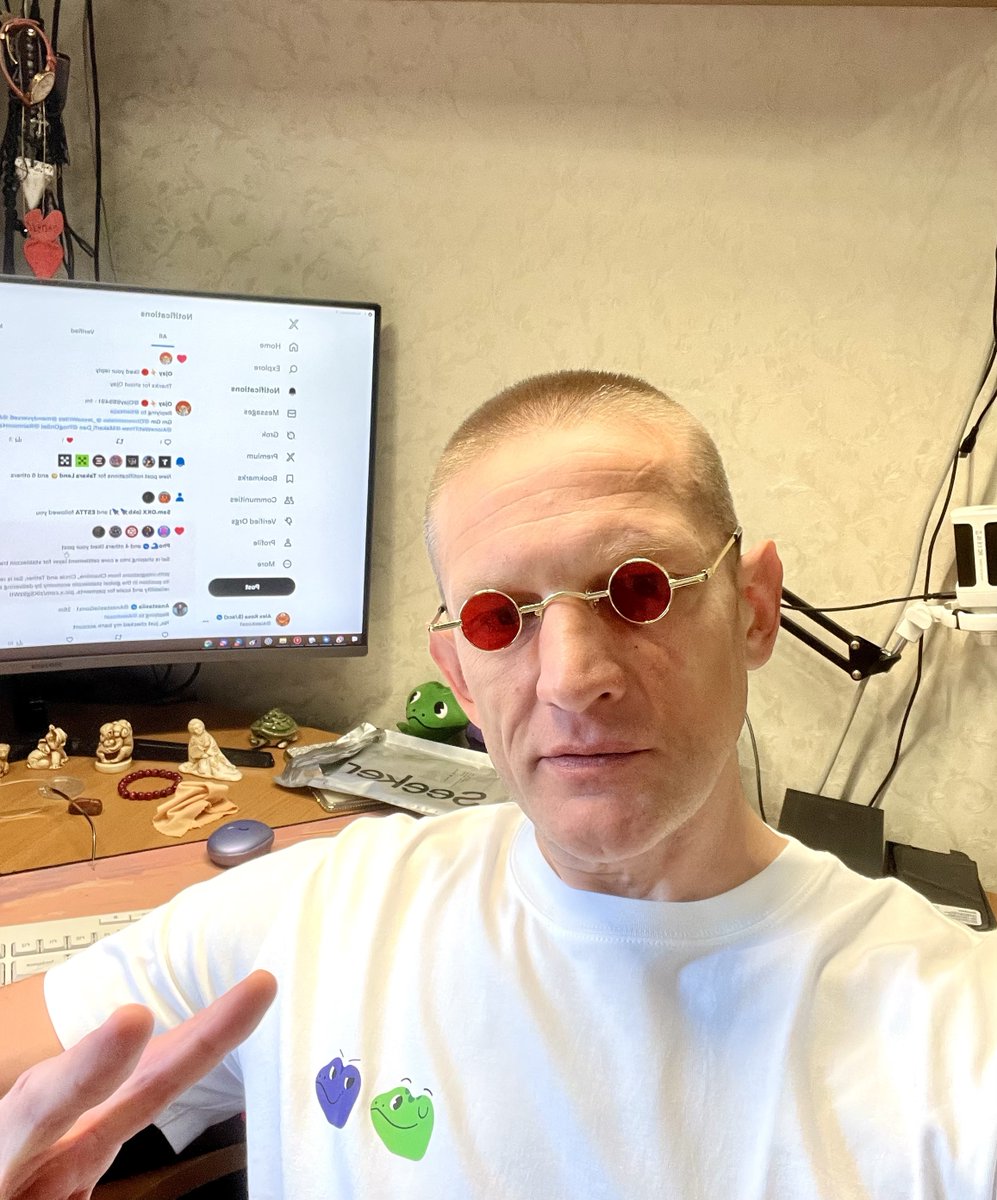 Eyes see red, mind sees green 🔴🟢 

gm!