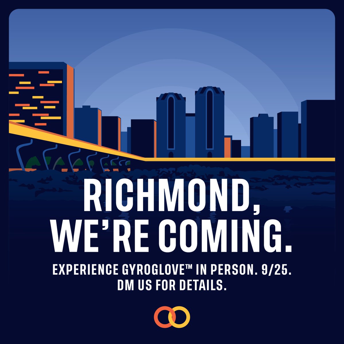 Richmond 🏛️ We’ll be there Sept 25.
Try the GyroGlove™ — the world’s most advanced hand stabiliser — and see the difference in person.

DM us for booking details.

#GyroGlove #GyroGear #parkinsonsdisease #essentialtremor