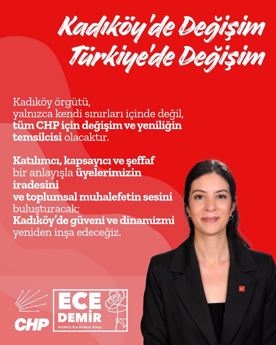 Kadıköy’de Değişim,
Türkiye’de Değişim!