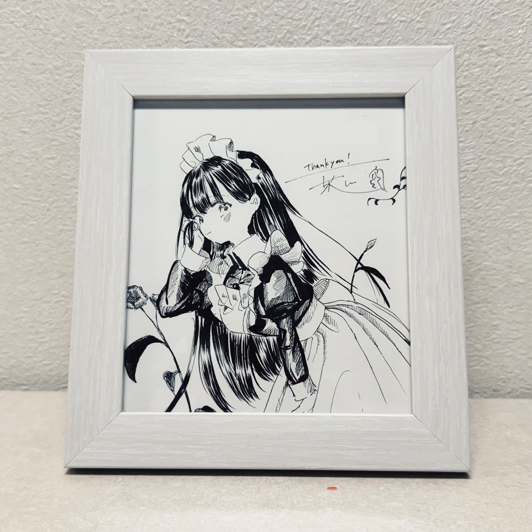 わかつきめぐみ先生サインと一部イラスト色紙 わかつきめぐみ先生サインと一部イラスト色紙 - メルカリ