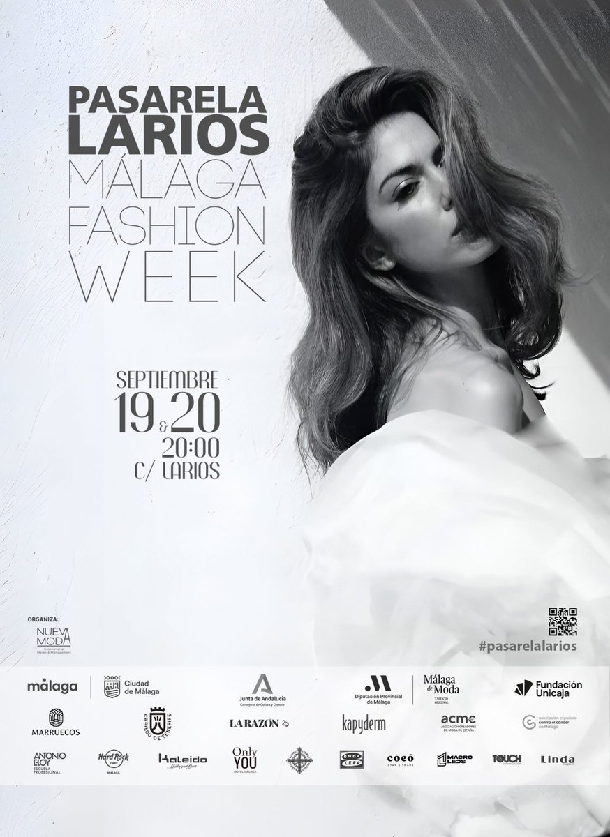 BanMiraflores's tweet photo. Esta tarde una representación de nuestra banda pondrá música a las creaciones de la prestigiosa diseñadora hispalense Aurora Gaviño.
XIV Pasarela Larios Málaga Fashion Week. C/ Larios, 20h.
#SuenaMiraflores
@malaga 
@diputacionMLG 
@AndaluciaJunta 
@cofradiasmalaga 
@FundUnicaja https://t.co/d7Ms0RfxN4