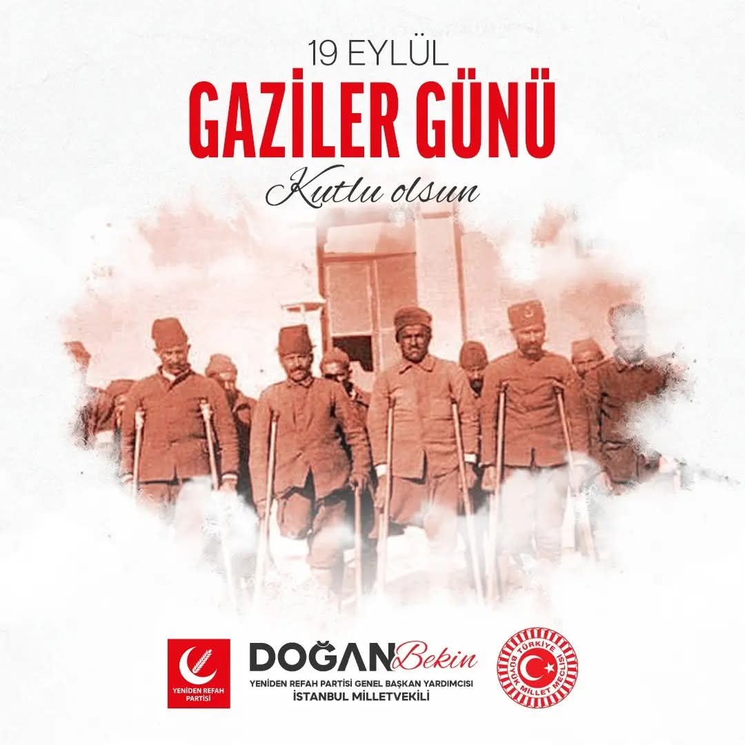 19 Eylül Gaziler Günü Kutlu Olsun.