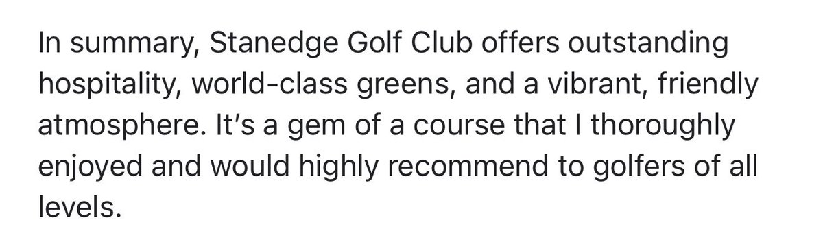 Stanedge Golf Club tweet media