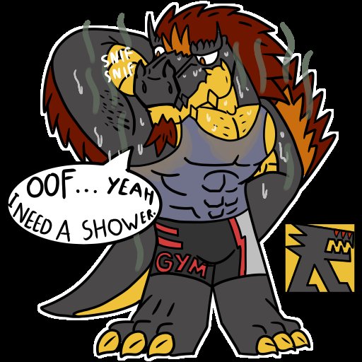 Post work out chibi.