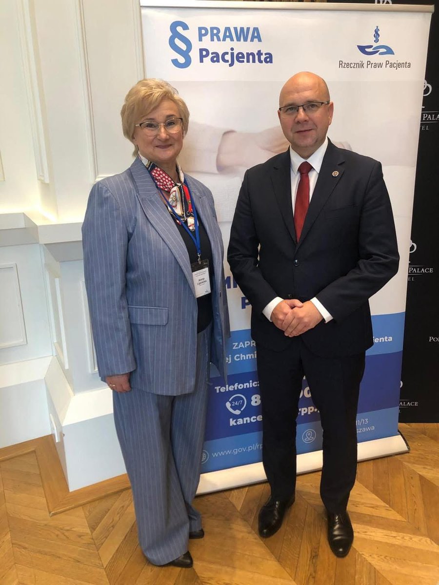 📌Ogólnopolska konferencja dla pełnomocników ds. praw pacjenta w podmiotach leczniczych pt. „Bezpieczeństwo pacjenta podczas leczenia szpitalnego”. 

W konferencji uczestniczyła Wiceprezes KRDL Anna Lipnicka.