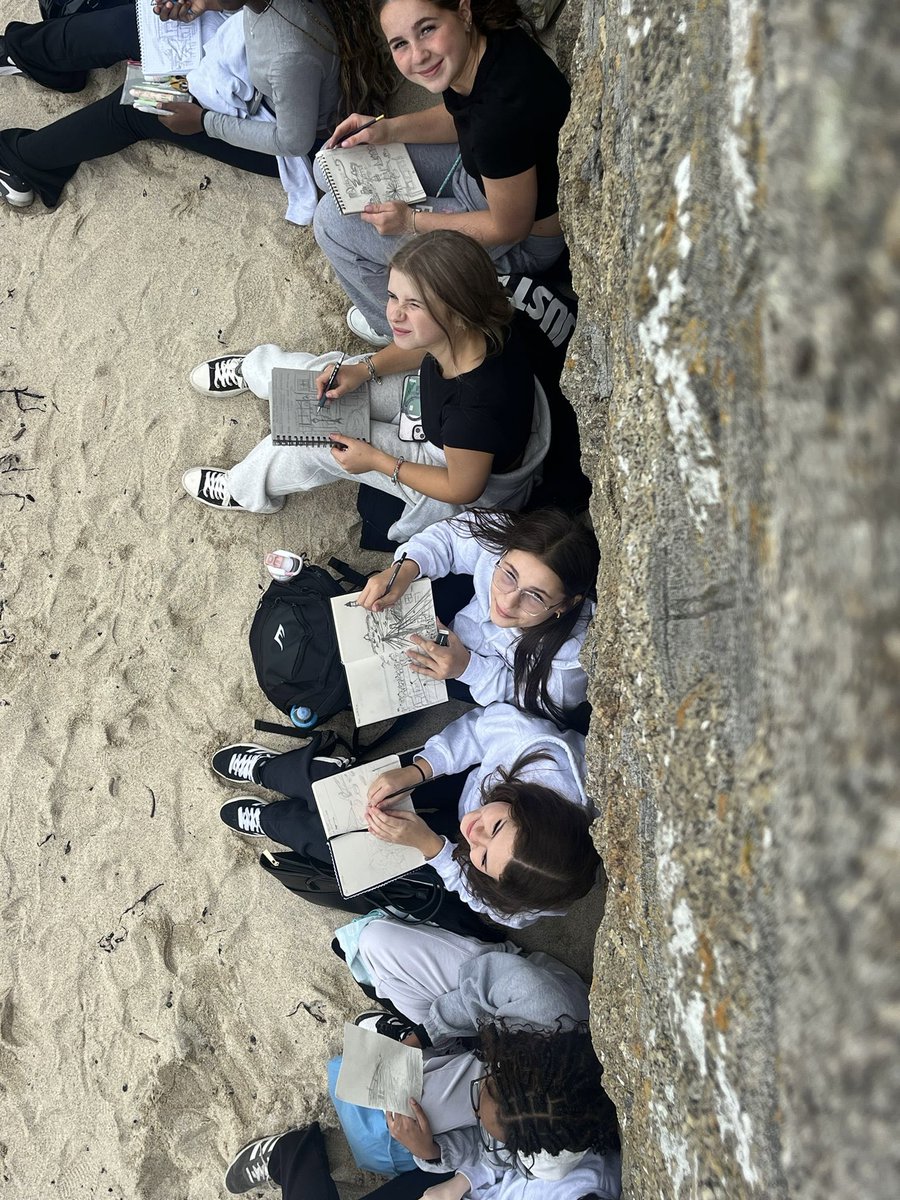 A brilliant day sketching on the beach at St Ives! So proud of our amazingly talented girls and so grateful to staff for organising this wonderful experience.