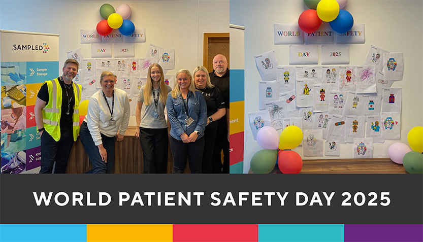SampledLabs's tweet photo. This week we honored World Patient Safety Day 🌍 The theme for 2025 is "Safe care for every newborn and every child," a reminder that the youngest patients deserve the safest start in life. Safer science means better health for all. #WorldPatientSafetyDay https://t.co/2jCsTwMe9A