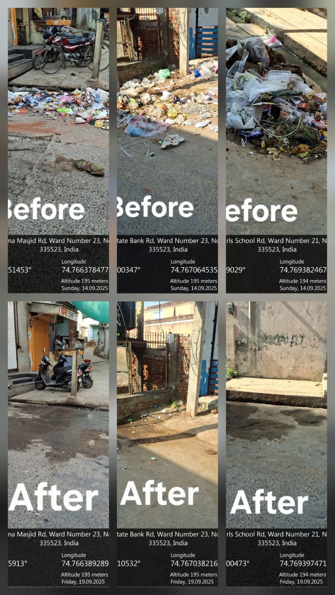 #swachhtahiseva2025
नगर पालिका नोहर मे स्वचहता ही सेवा अभियान चलाया जा रहा हे जिसमे सभी सीटीयू को हटाया जा रहा हे