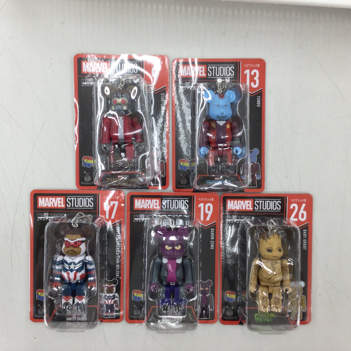 Happyくじ BE＠RBRICK MARVEL STUDIOS ベアブリック賞が入荷しました 