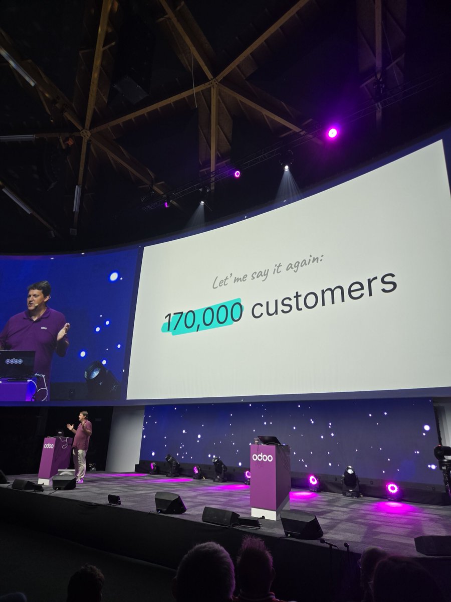 zero_odoo's tweet image. Numbers don&apos;t lie. Odoo is growing worldwide rapidly and becoming a leader in ERP space. 
•
•
•
#odooexperience2025 #odoov19