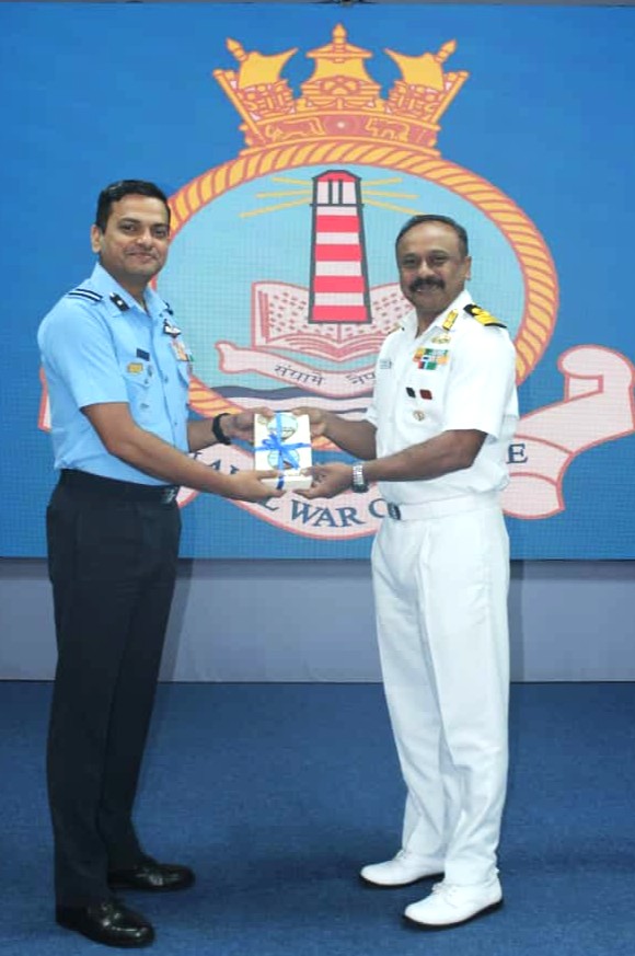 HQ_IDS_India's tweet image. An insightful capsule on Comprehensive Assessment for Security Strategies #COMPASS conducted for officers of the #NHCC at Naval War College #NWC by faculty of #CDM_IDS. 
The discussions covered critical processes of environment scanning, #SWOT analysis and strategy formulation.…